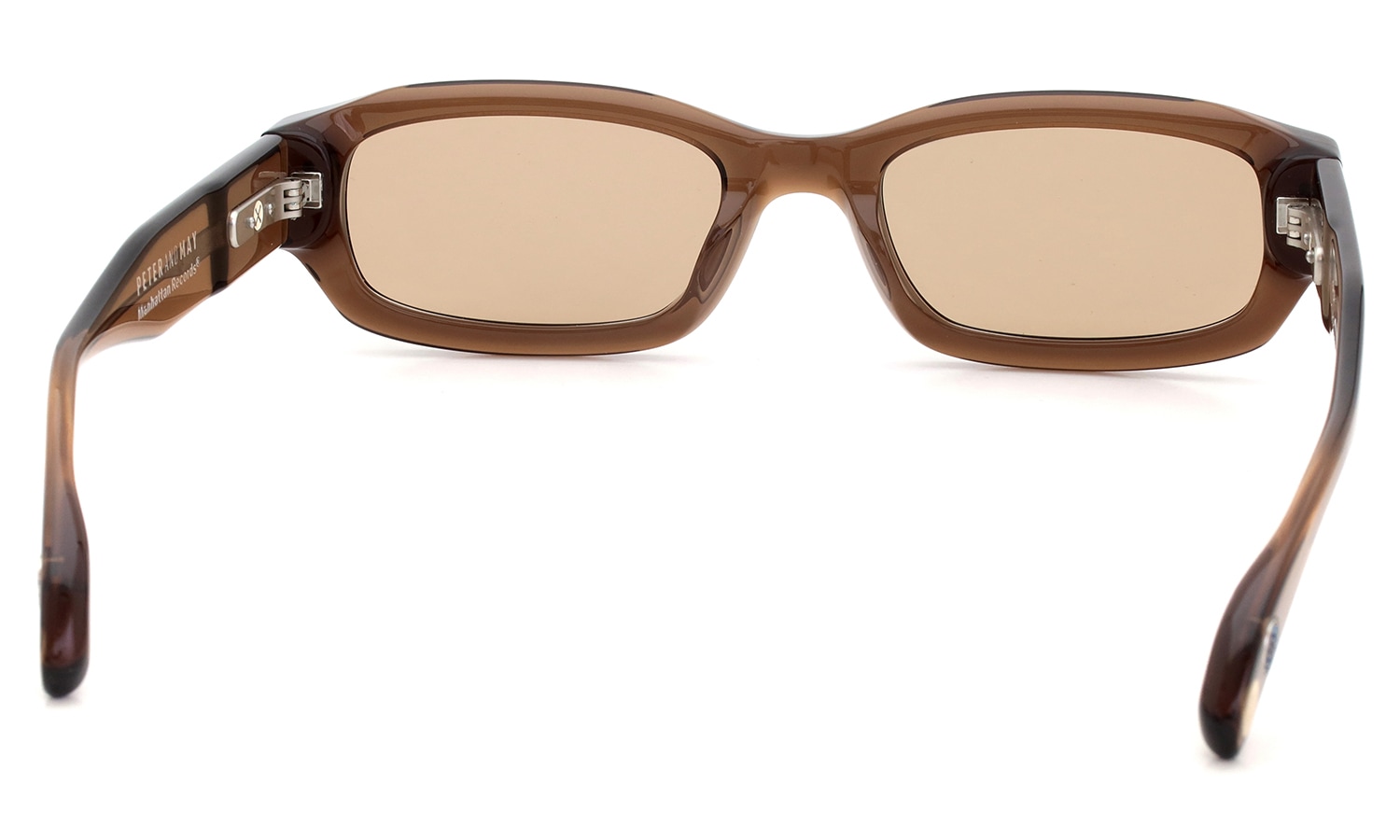 PETER AND MAY × Manhattan Records コラボレーションサングラス S#134 DARK AMBER LATTE