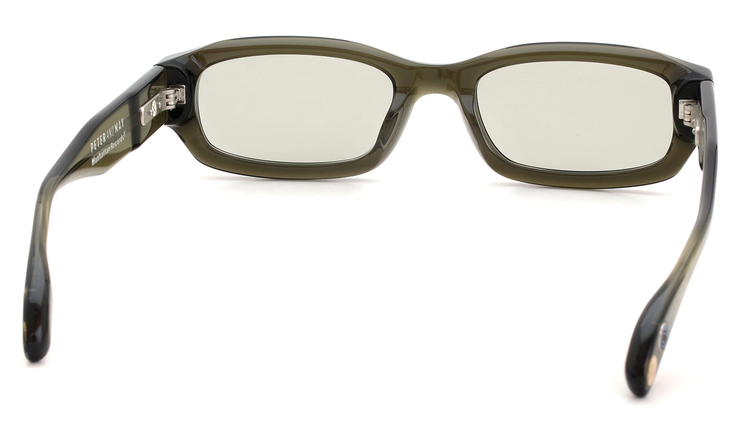 PETER AND MAY × Manhattan Records コラボレーションサングラス S#134 SAGUARO GRAPHITE GREEN