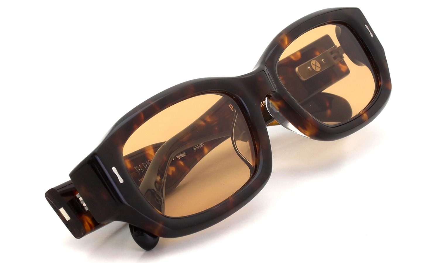 PETER AND MAY × Manhattan Records コラボレーションサングラス S#134 TORTOISE AMBER