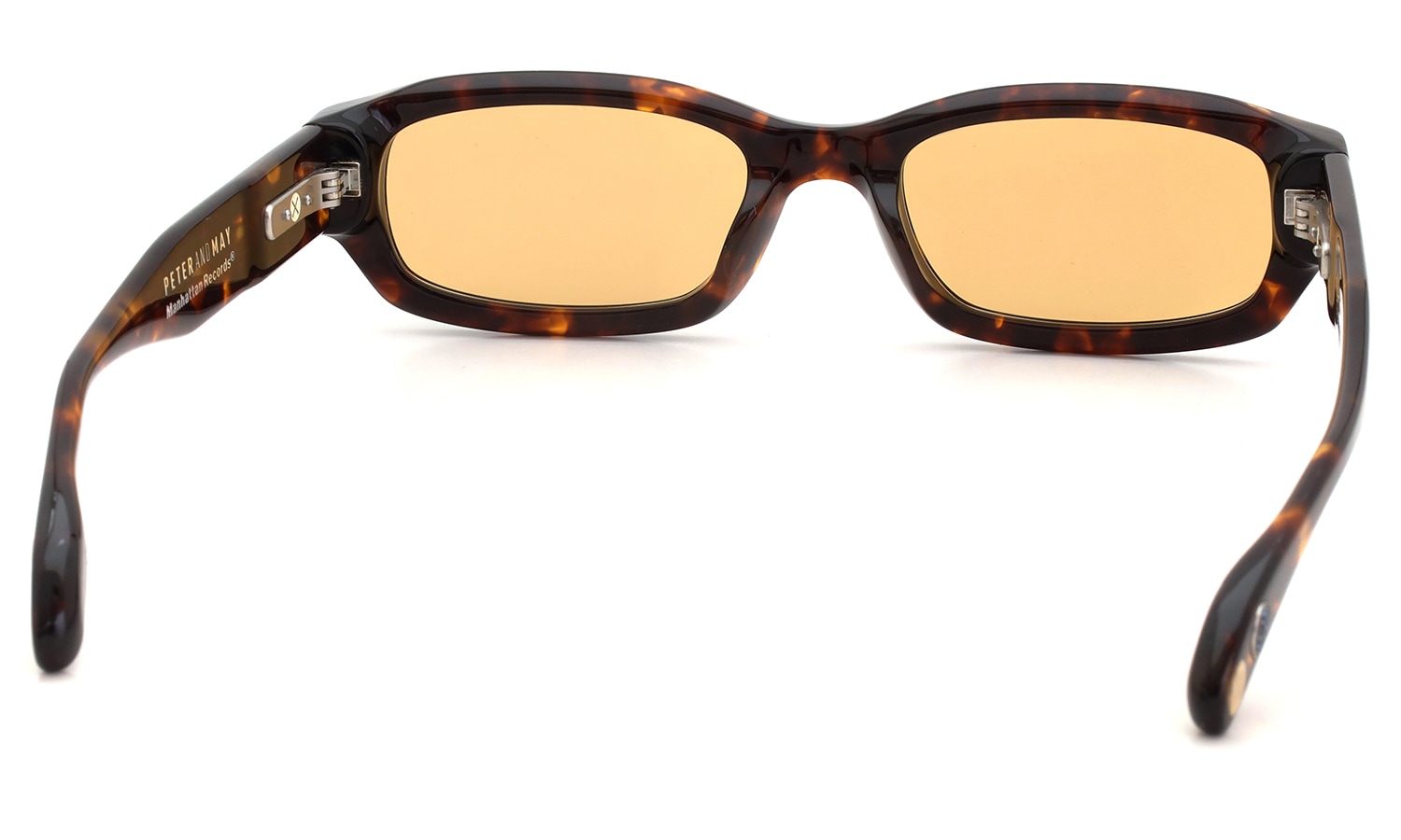 PETER AND MAY × Manhattan Records コラボレーションサングラス S#134 TORTOISE AMBER