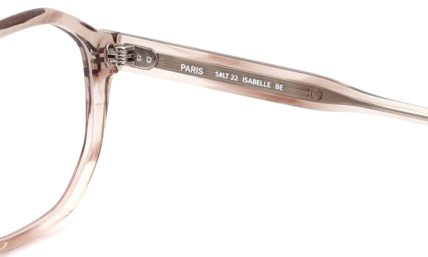 PETER AND MAY ピーターアンドメイ メガネ通販 ISABELLE 金属アームパット col.BEIGE