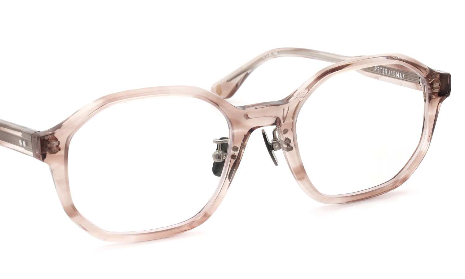 PETER AND MAY ピーターアンドメイ メガネ通販 ISABELLE 金属アームパット col.BEIGE