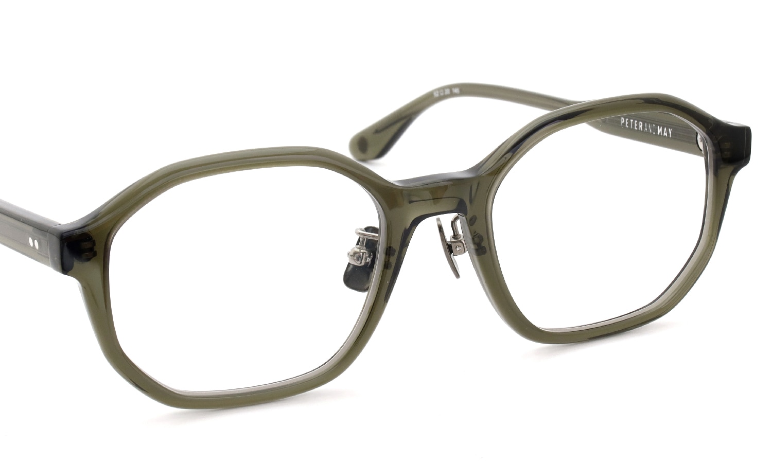 PETER AND MAY ピーターアンドメイ メガネ通販 ISABELLE 金属アームパット col.SAGUARO