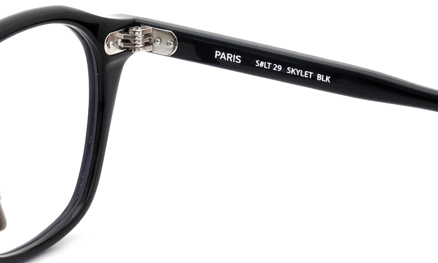 PETER AND MAY ピーターアンドメイ メガネ通販 SKYLET 金属アームパット col.BLACK