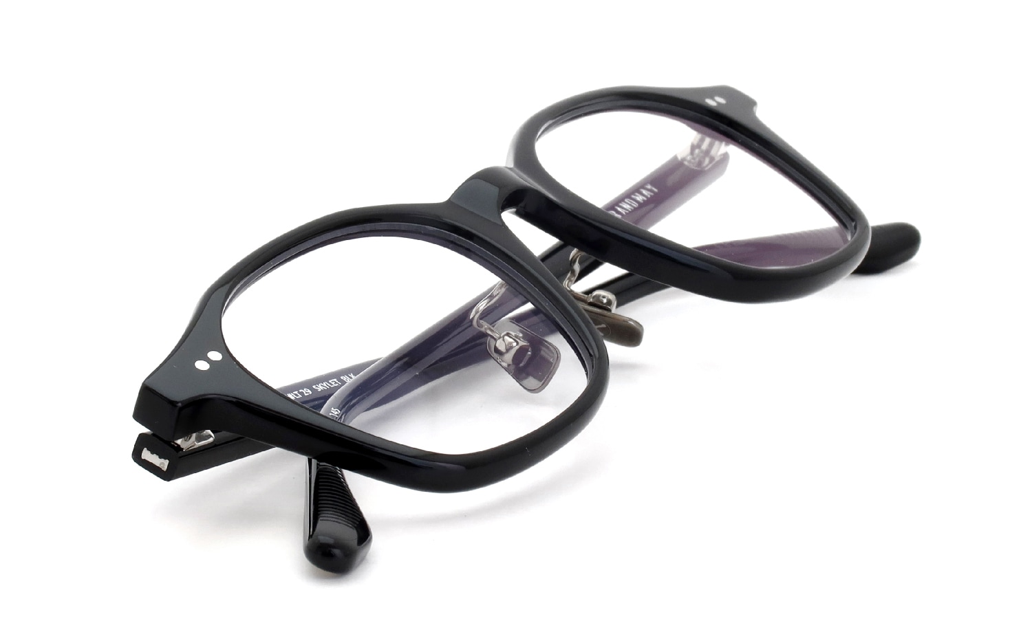 PETER AND MAY ピーターアンドメイ メガネ通販 SKYLET 金属アームパット col.BLACK