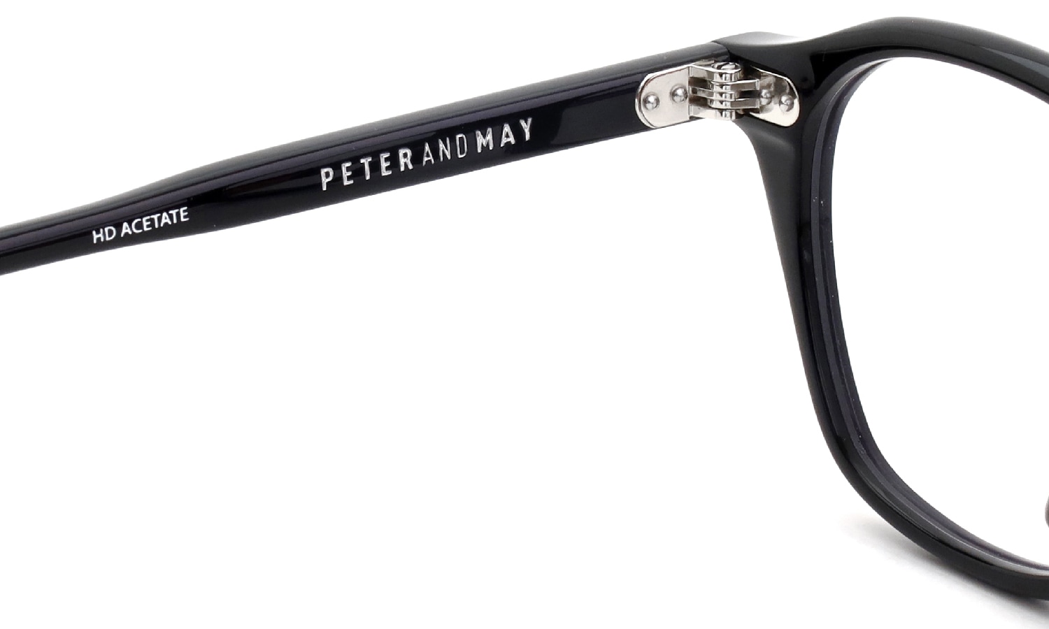 PETER AND MAY ピーターアンドメイ メガネ通販 SKYLET 金属アームパット col.BLACK
