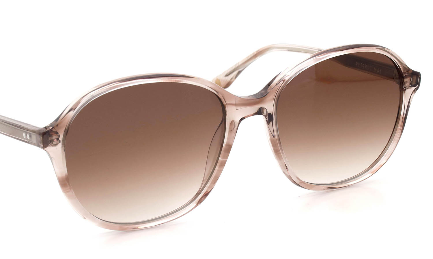 PETER AND MAY ピーターアンドメイ サングラス通販 SOLENNE col.BEIGE/FADE BROWN フロント