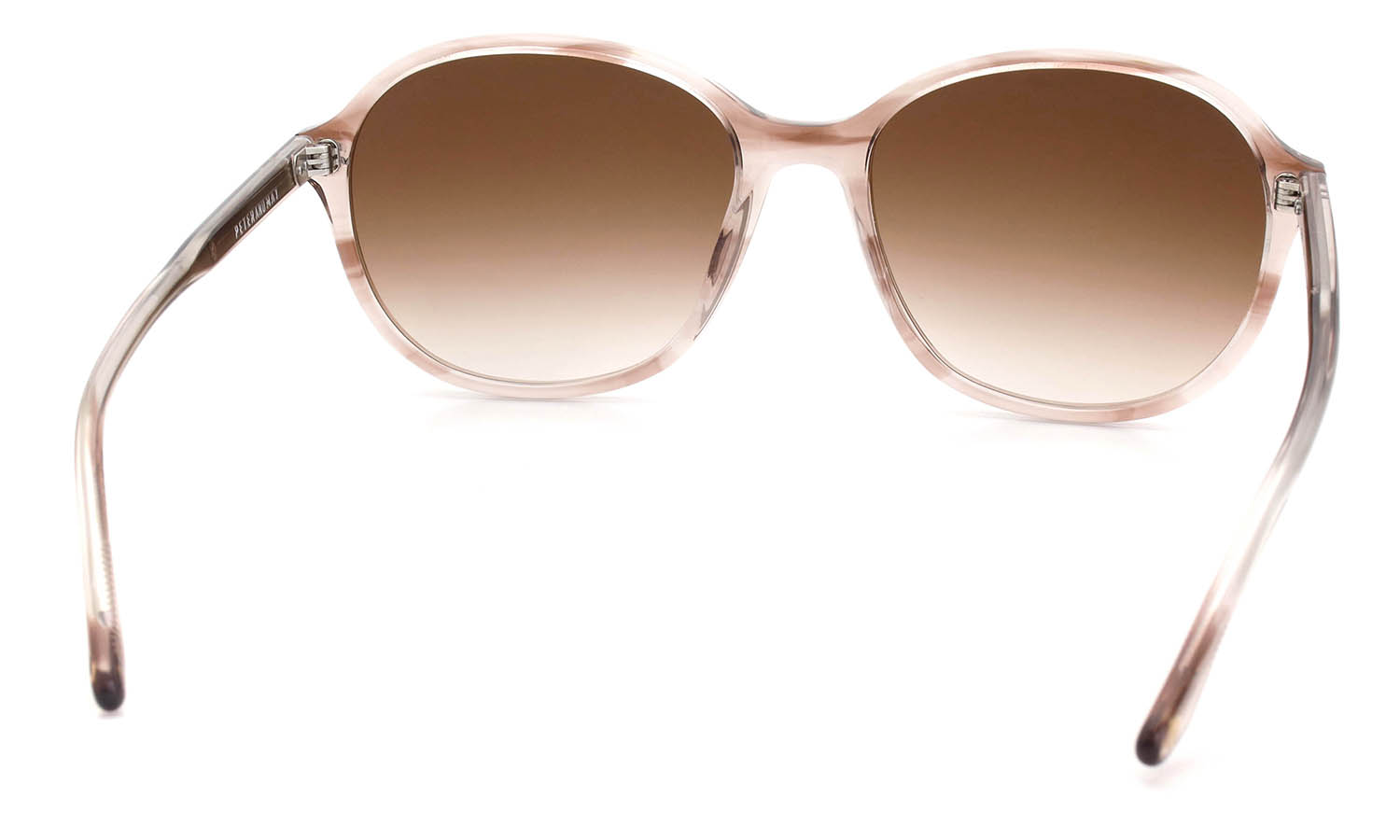 PETER AND MAY ピーターアンドメイ サングラス通販 SOLENNE col.BEIGE/FADE BROWN フレームの裏側