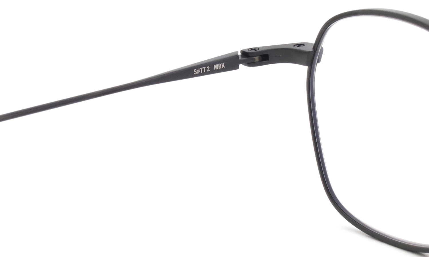 PETER AND MAY ピーターアンドメイ メガネ THE WAY col.MATTE BLACK