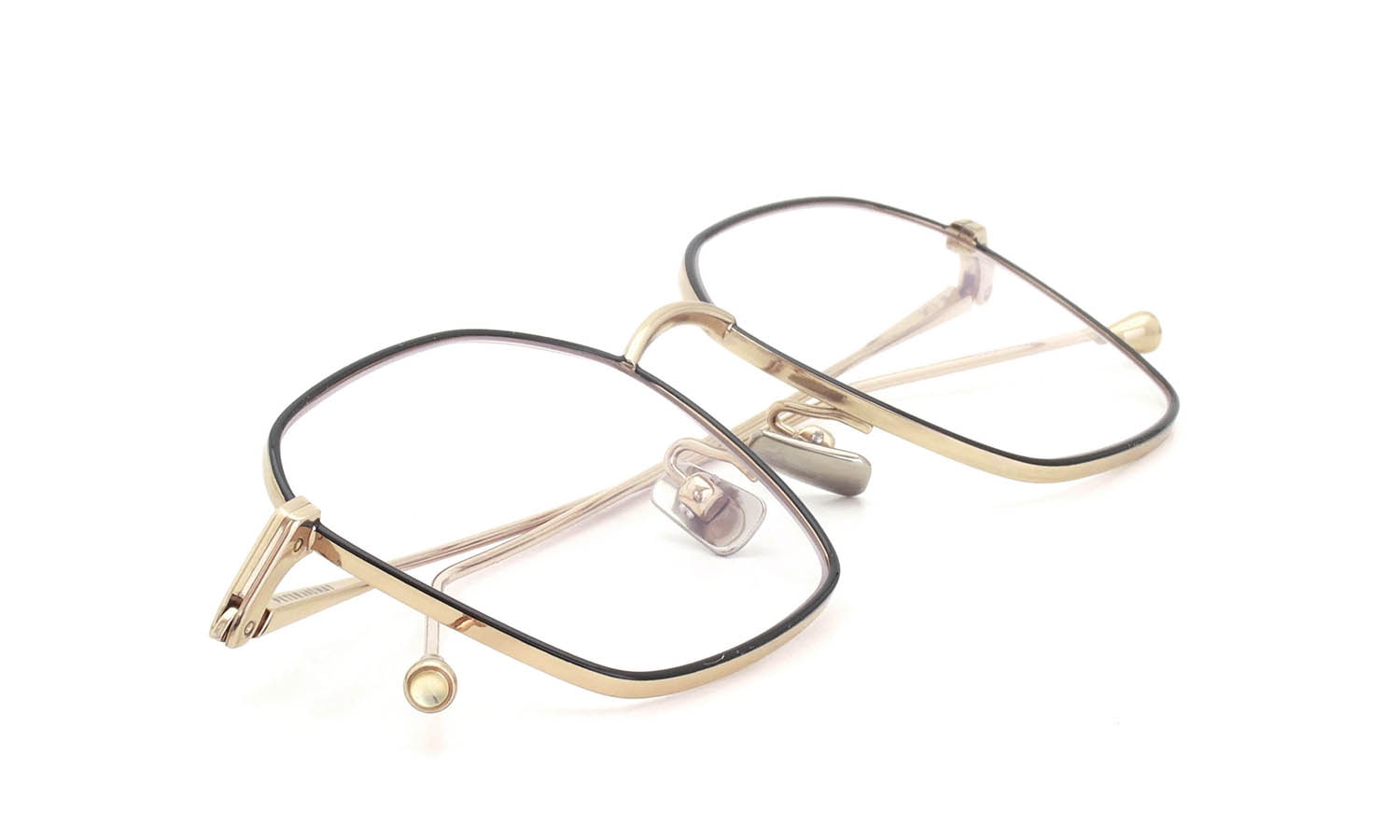 PETER AND MAY ピーターアンドメイ 伊達メガネ通販 TT6 MONDAY col.BLACK&GOLD