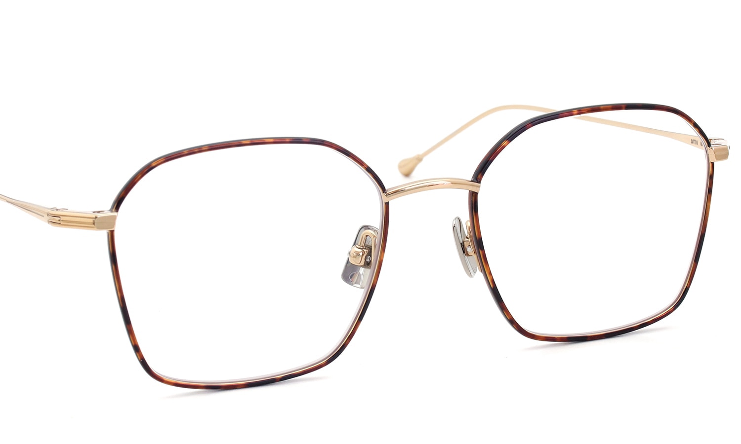 PETER AND MAY ピーターアンドメイ 伊達メガネ通販 TT6 MONDAY col.TORTOISE&GOLD フロント