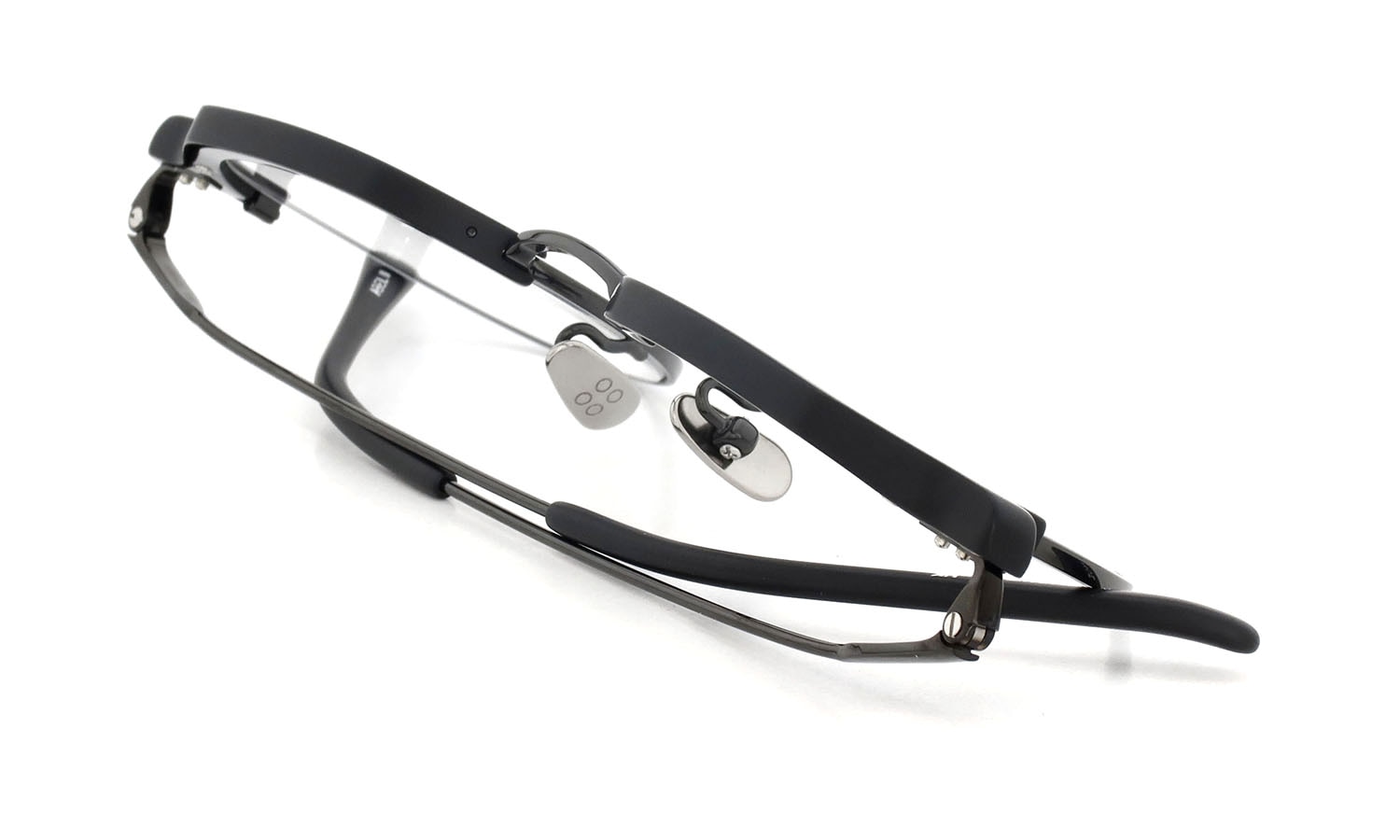 YELLOWS PLUS メガネ通販 ABEL II C1M matt black/光沢gun