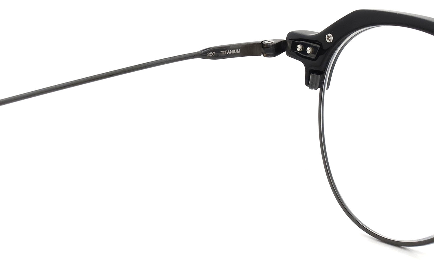 YELLOWS PLUS メガネ通販 ABEL II C1M matt black/光沢gun