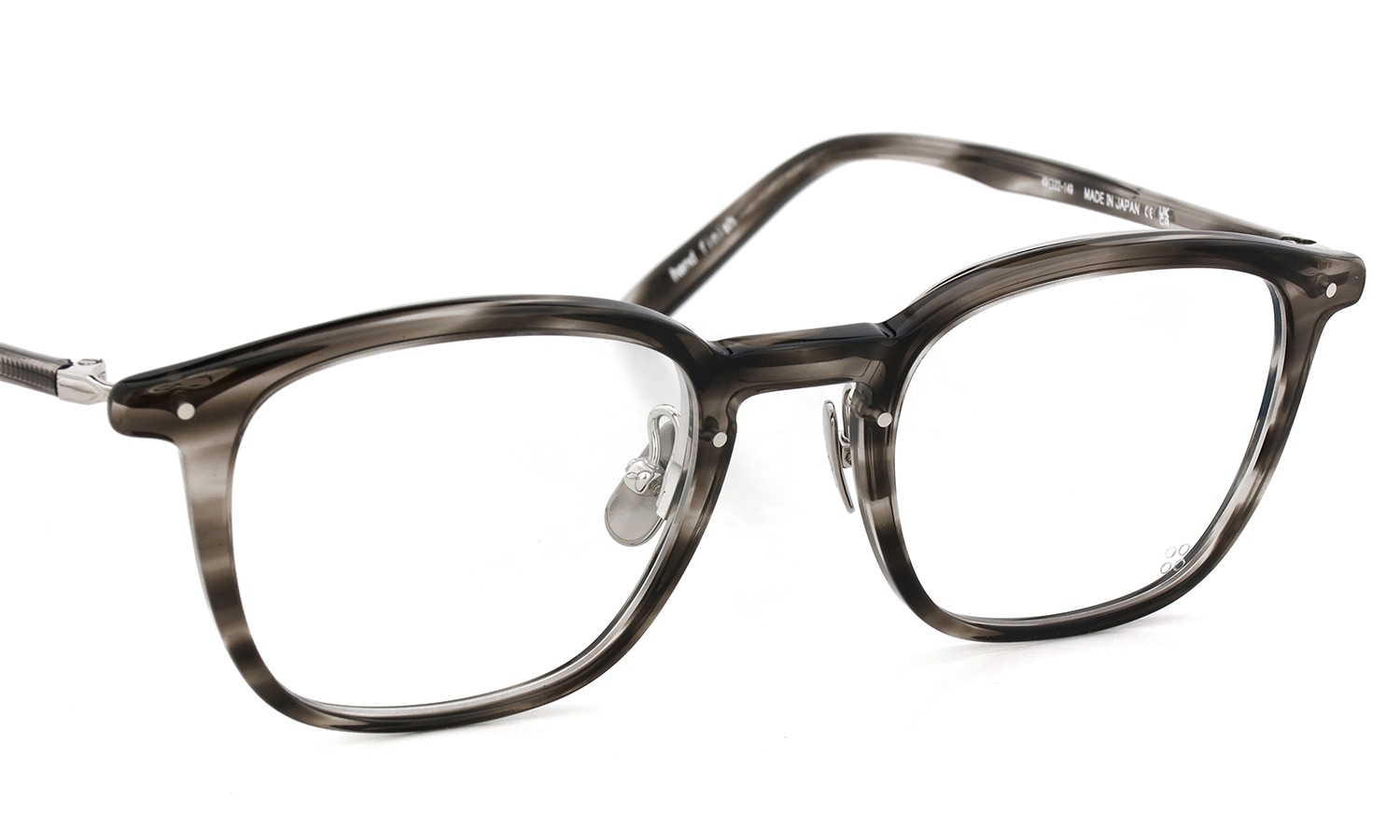 YELLOWS PLUS メガネ通販 BRUNO C434 gray turtle/silver  フロント