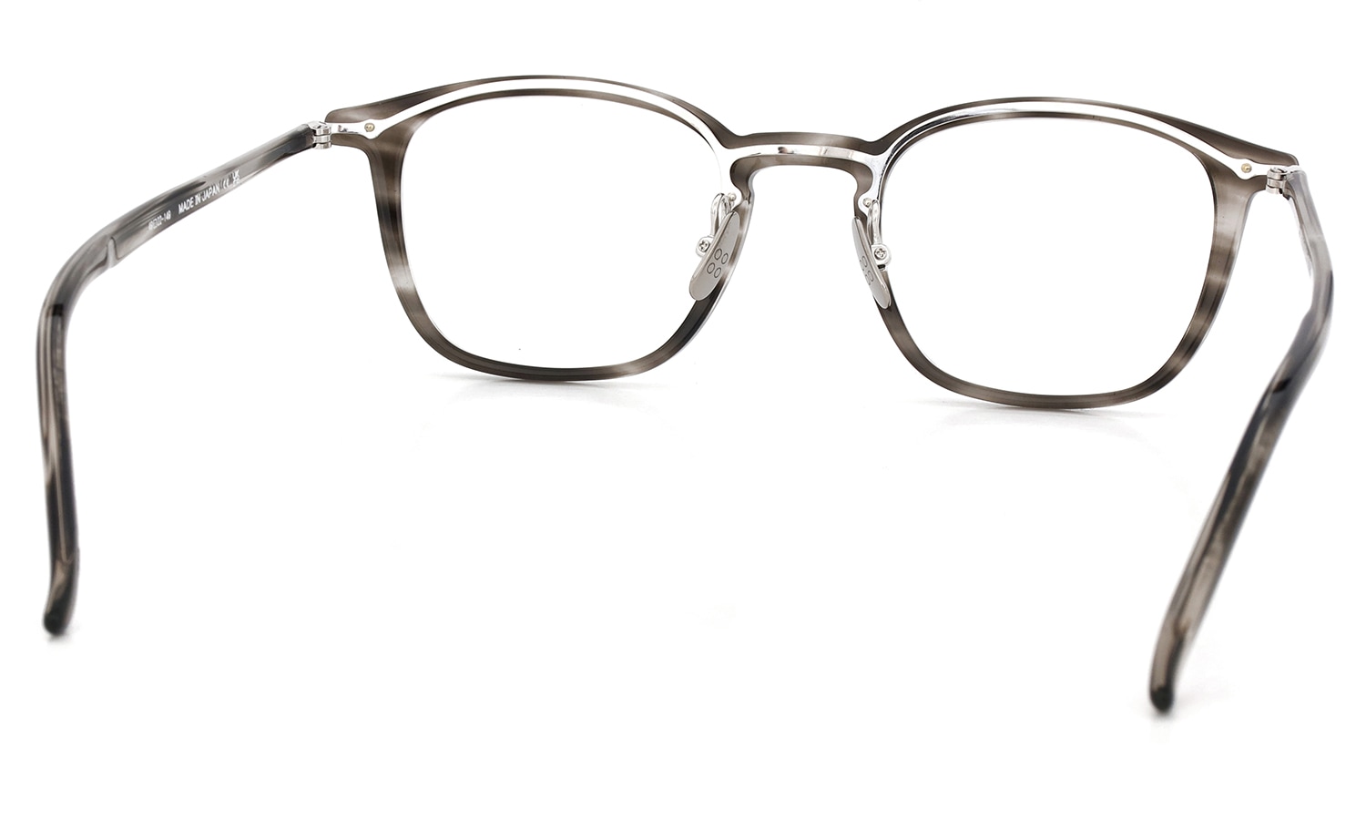YELLOWS PLUS メガネ通販 BRUNO C434 gray turtle/silver  裏側