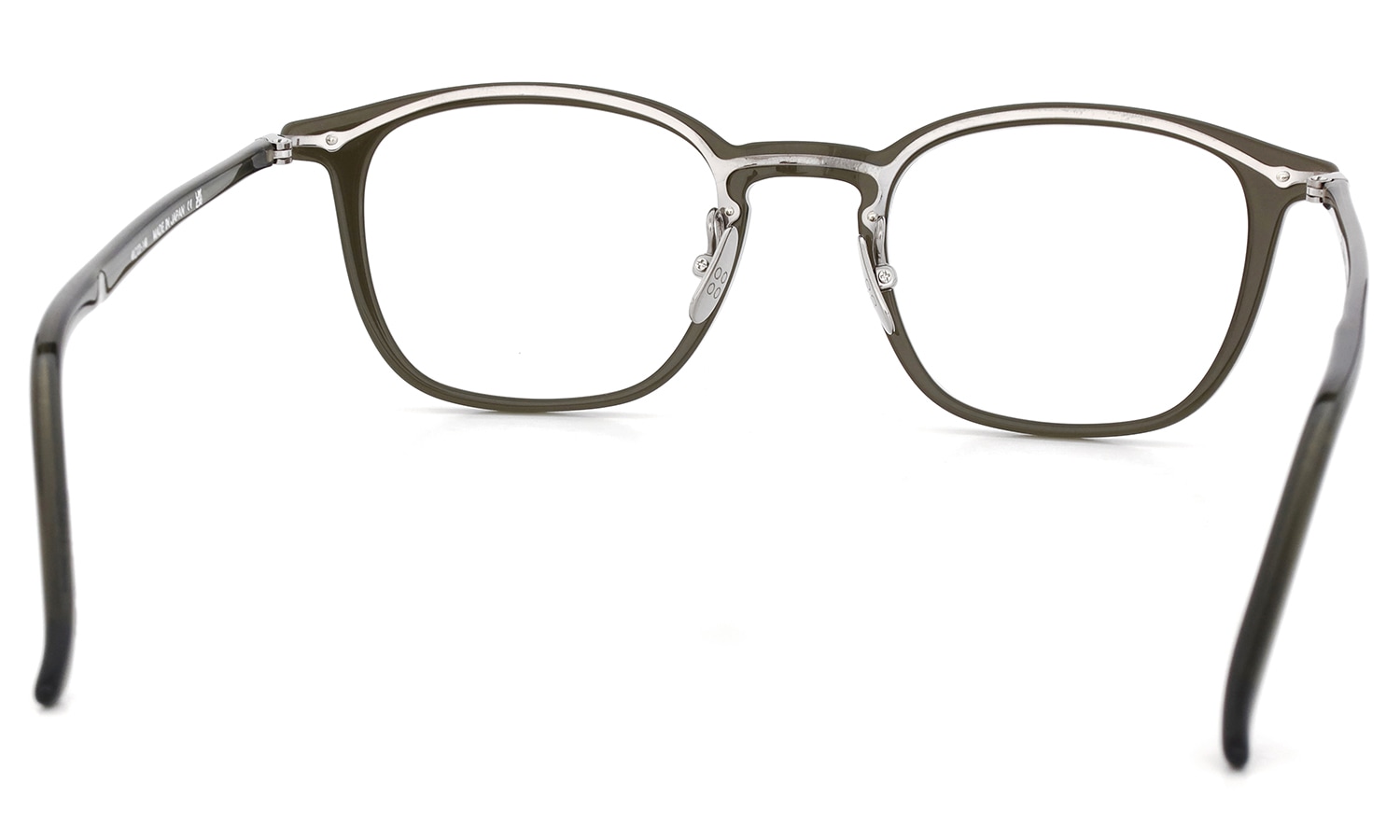 YELLOWS PLUS メガネ通販 BRUNO C529 harrods green/Light gray 裏側