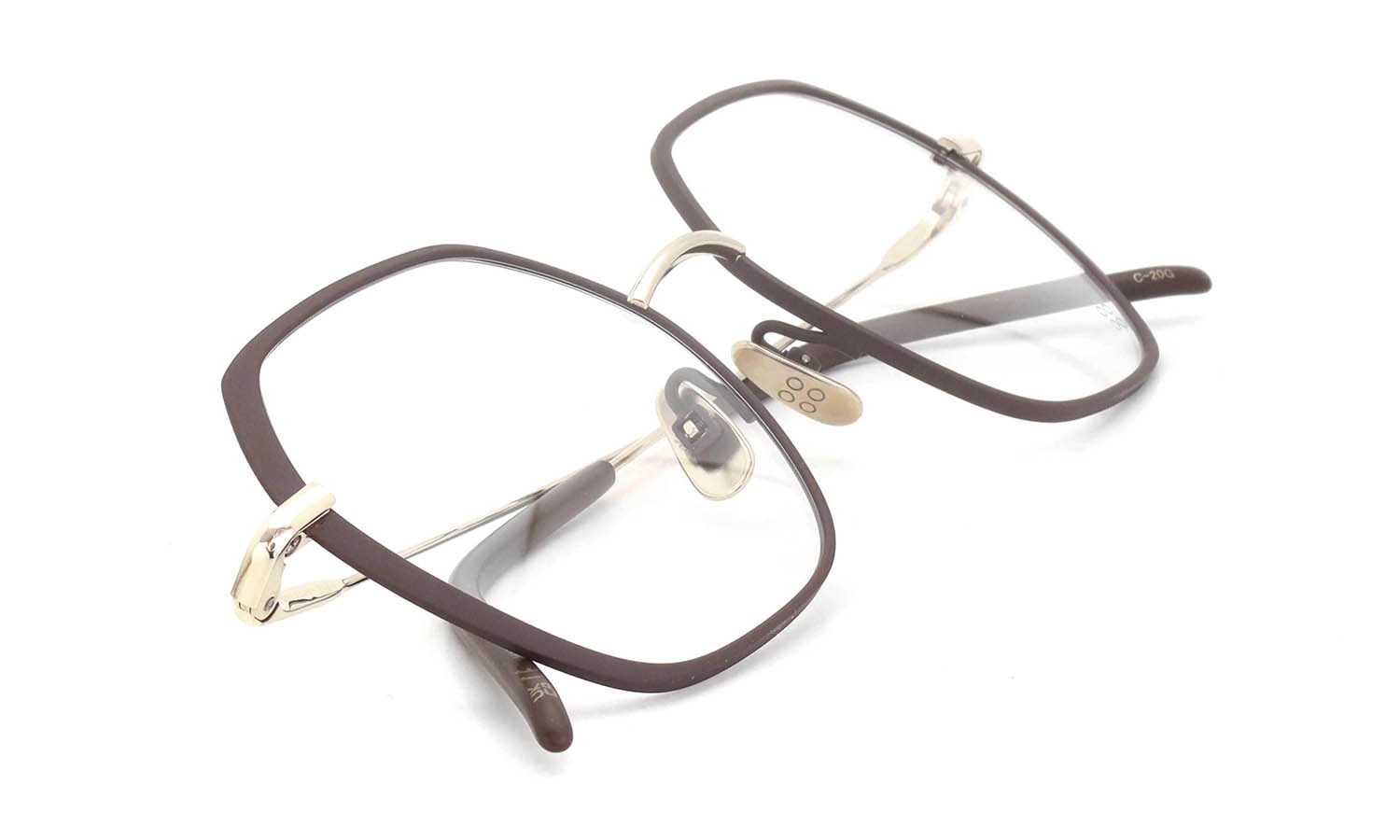 YELLOWS PLUS イエローズプラス メガネ通販 EMMY C20G coconut brown/gold