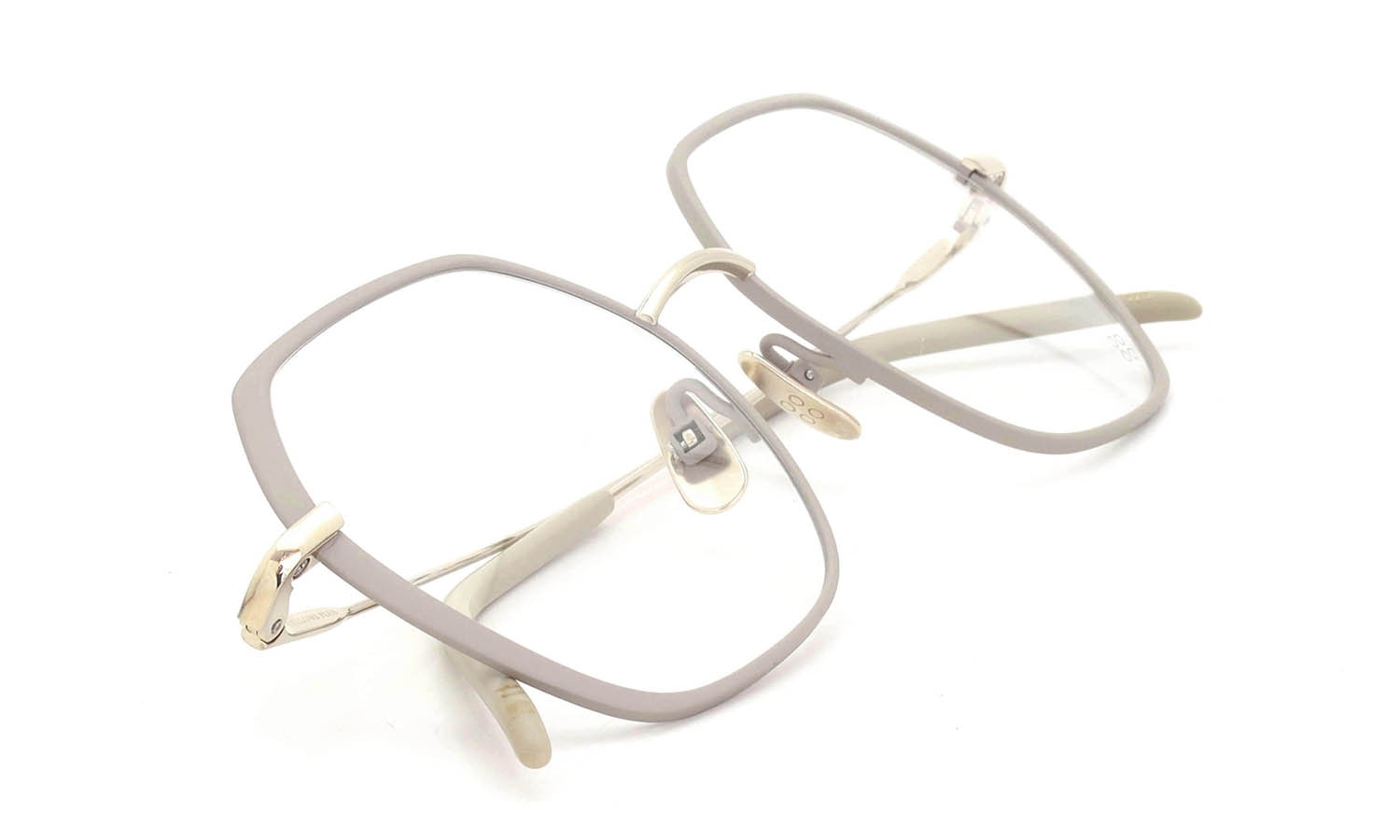 YELLOWS PLUS イエローズプラス メガネ通販 EMMY C22G matt beige/gold