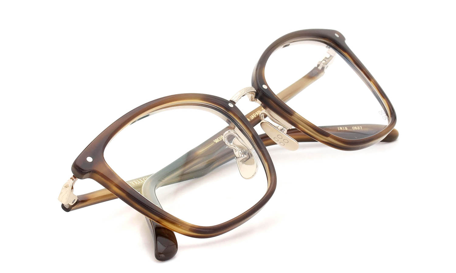 YELLOWS PLUS イエローズプラス メガネ通販 IRIS C537 marron/gold