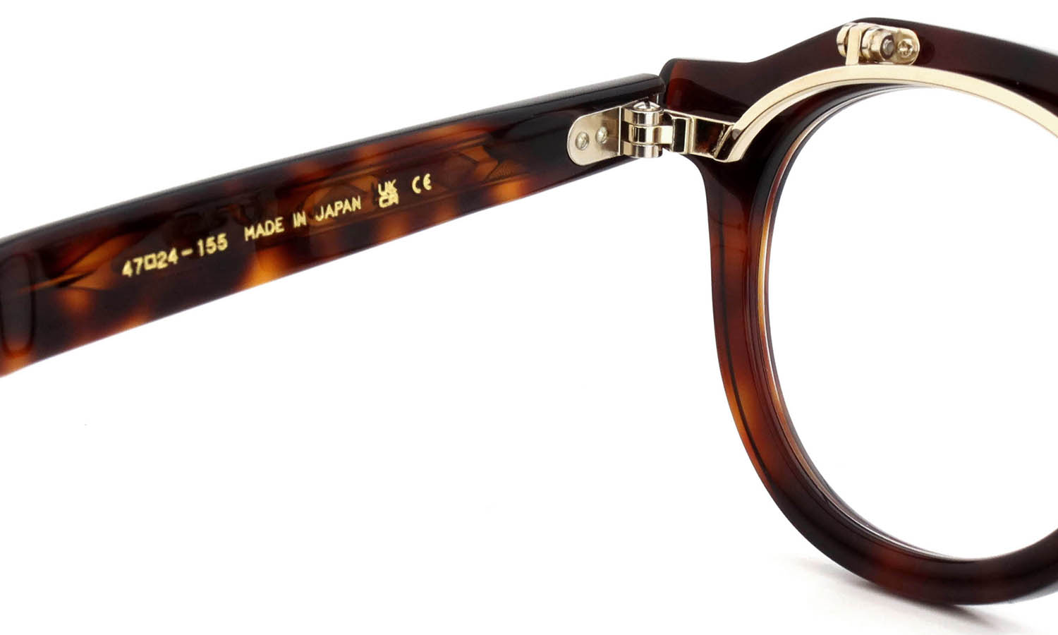 YELLOWS PLUS 跳ね上げ単式メガネ通販 JAKE C432 EUROPEAN DEMI/GOLD