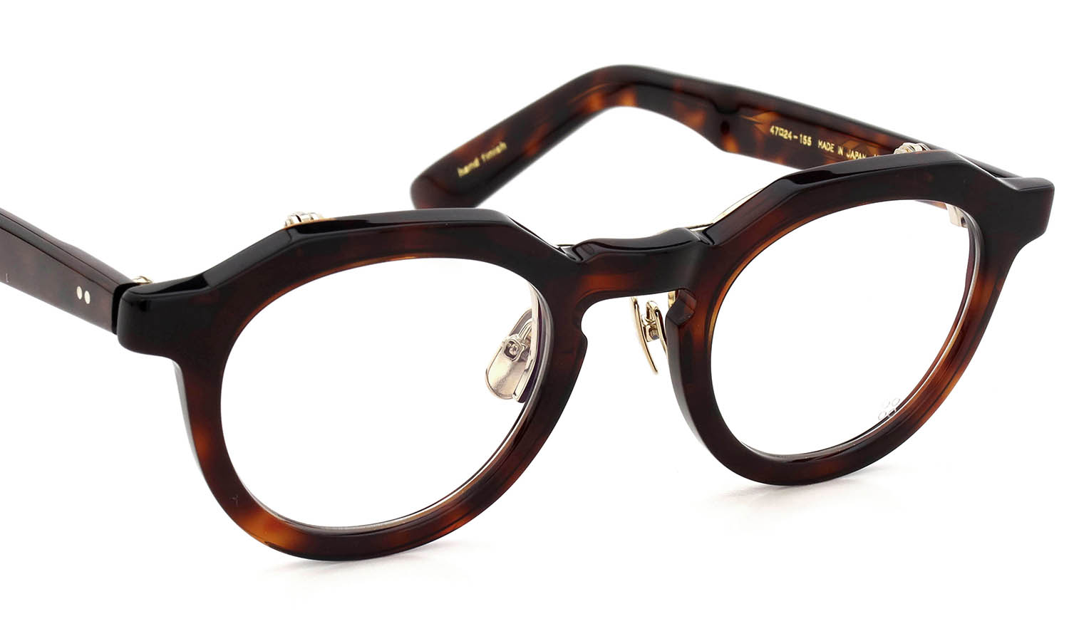 YELLOWS PLUS 跳ね上げ単式メガネ通販 JAKE C432 EUROPEAN DEMI/GOLD
