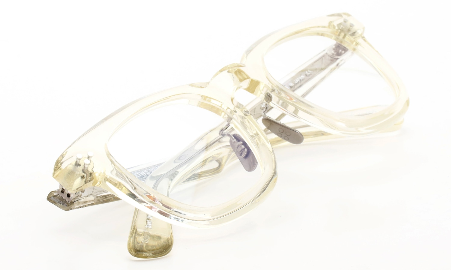 YELLOWS PLUS メガネ通販 NEWTON C566 vintage clear