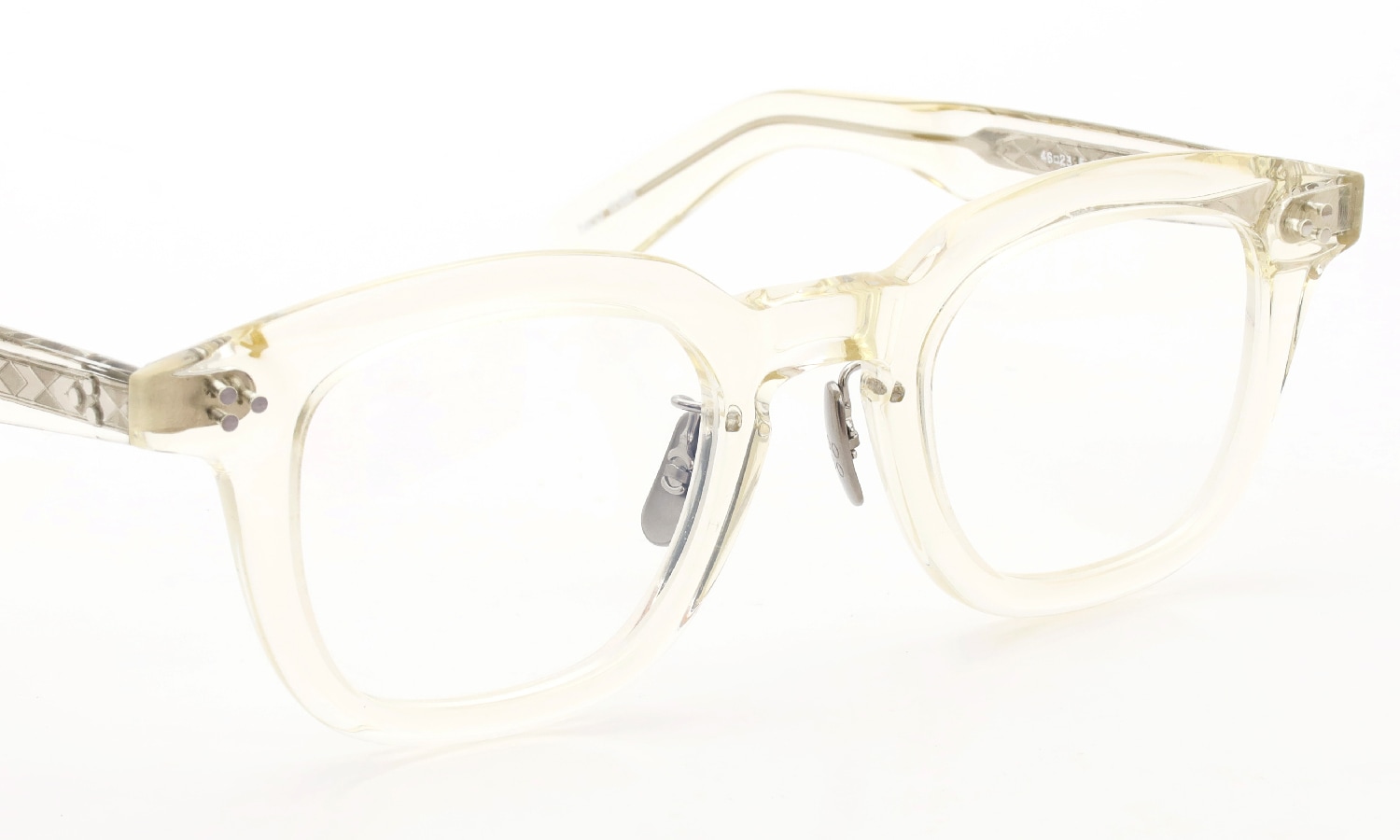 YELLOWS PLUS メガネ通販 NEWTON C566 vintage clear