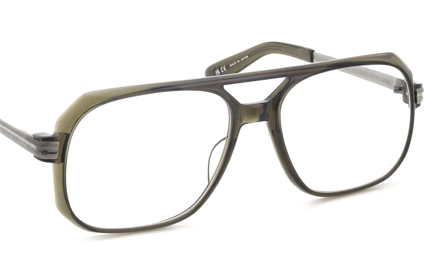 YELLOWS PLUS イエローズプラス メガネ通販 RANDEL C529 harrods green/light grey フロント