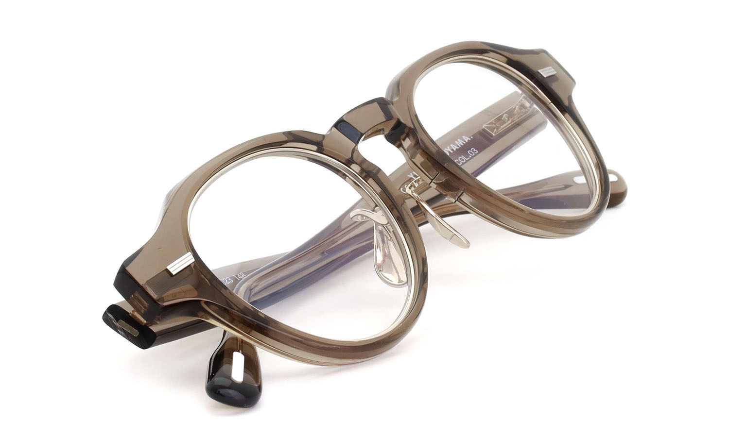 YUICHI TOYAMA. メガネ通販 U-129RS DFW COL.03