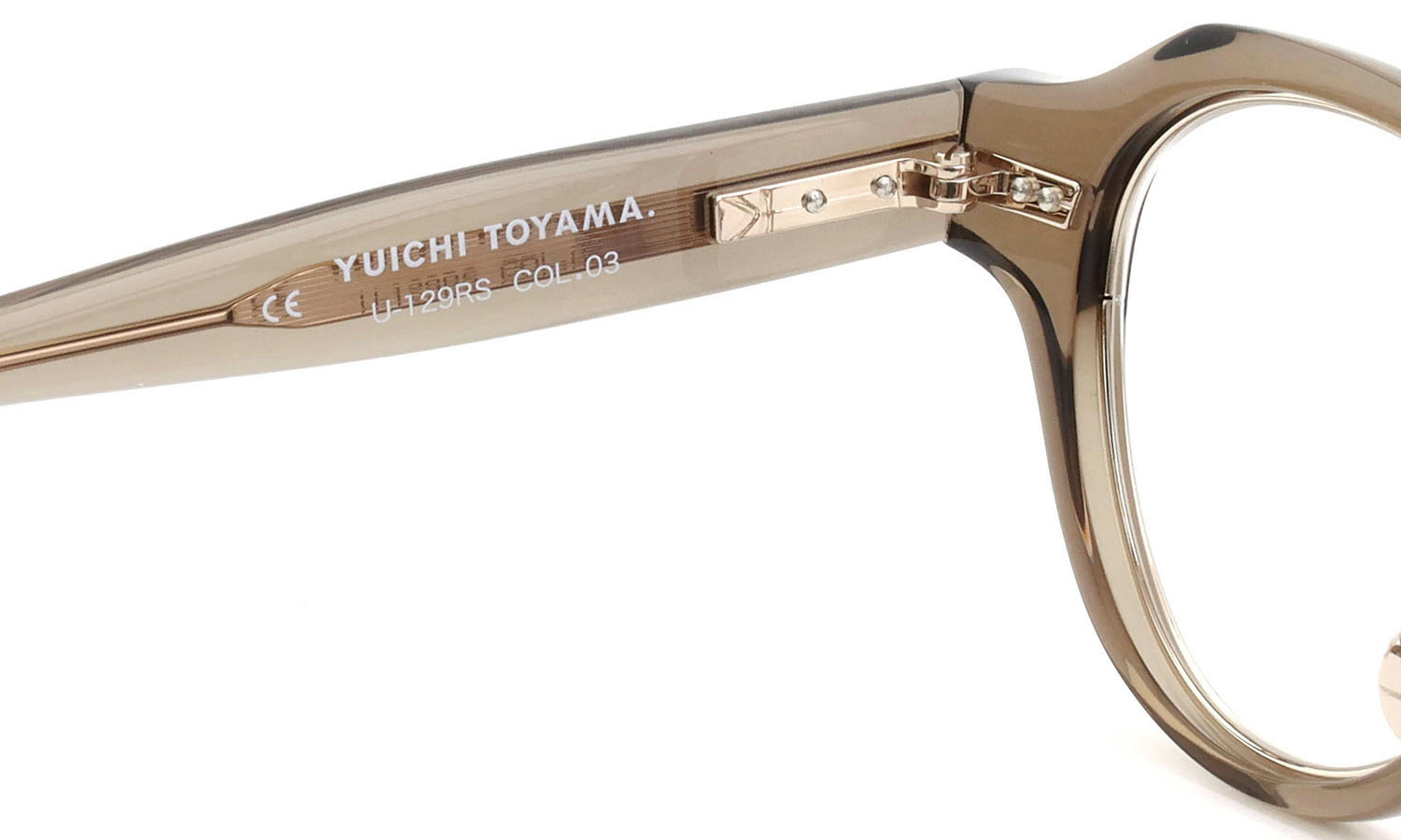 YUICHI TOYAMA. メガネ通販 U-129RS DFW COL.03