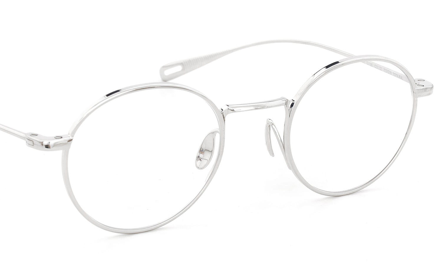 YUICHI TOYAMA. メガネ通販 U-186 Lemer col.02 Silver フロント