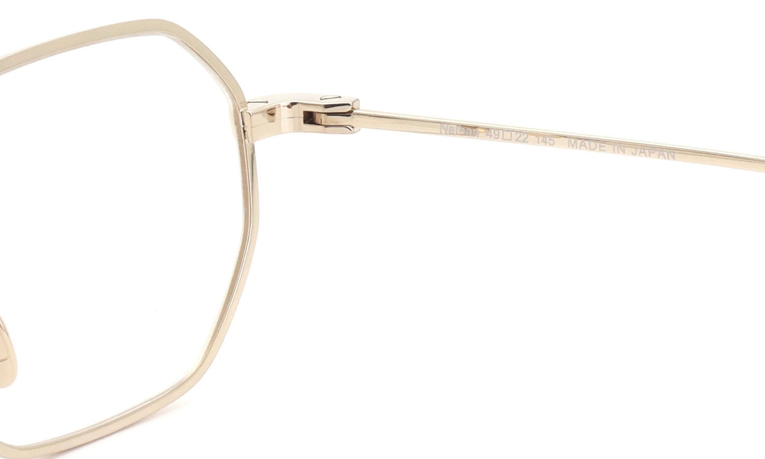 YUICHI TOYAMA. メガネ通販 U-180 Nathan col.01 White gold