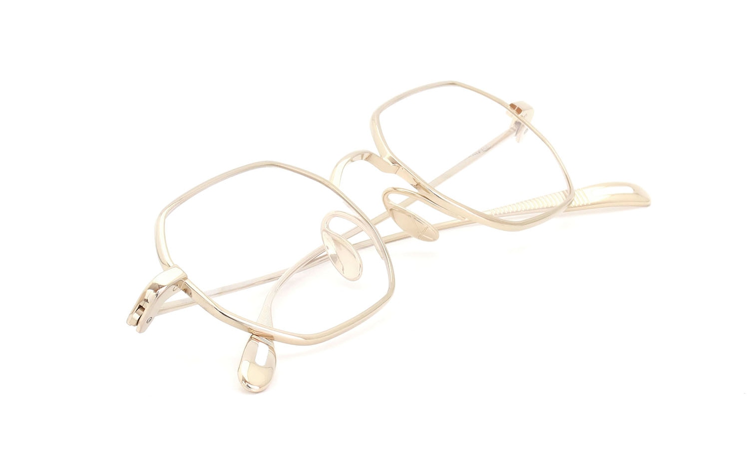 YUICHI TOYAMA. メガネ通販 U-180 Nathan col.01 White gold