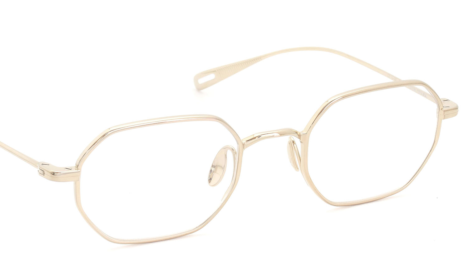 YUICHI TOYAMA. メガネ通販 U-180 Nathan col.01 White gold