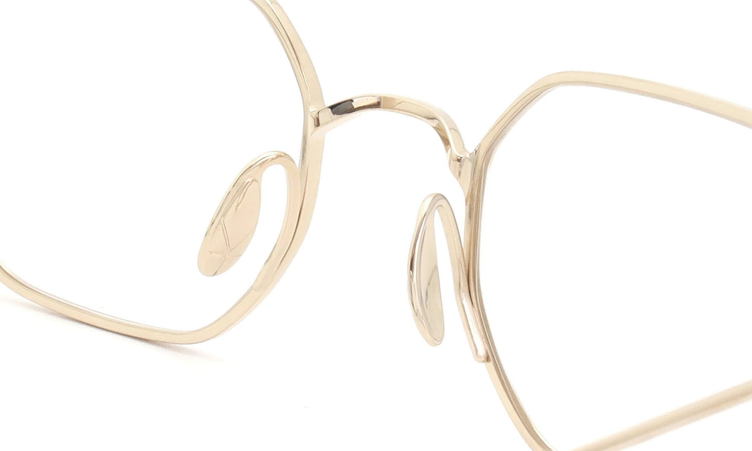 YUICHI TOYAMA. メガネ通販 U-180 Nathan col.01 White gold