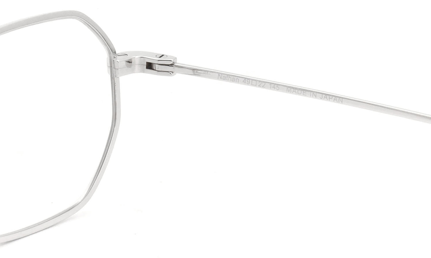 YUICHI TOYAMA. メガネ通販 U-180 Nathan col.02 Silver