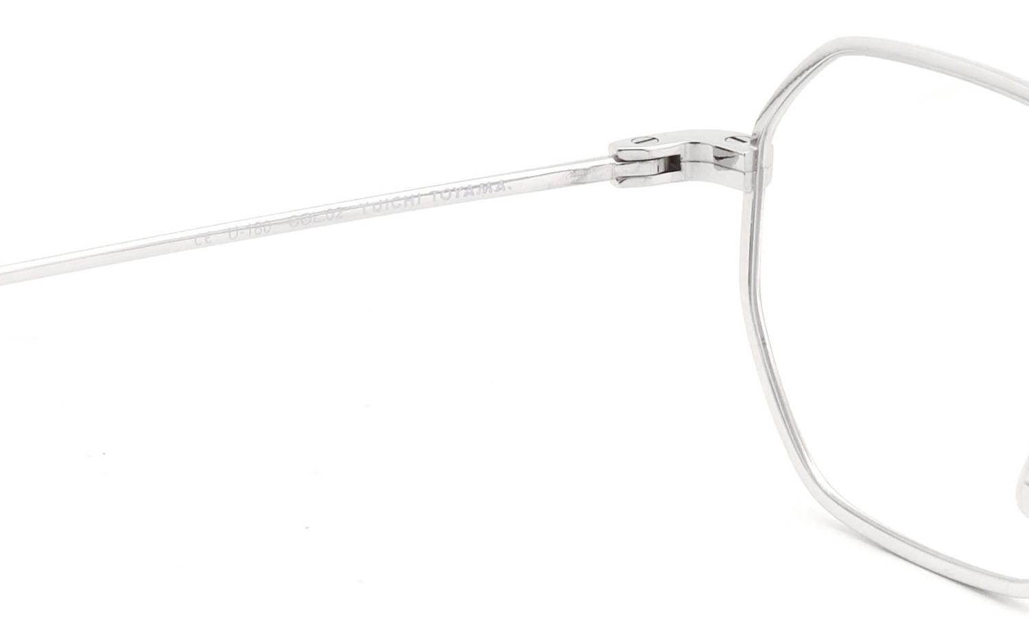 YUICHI TOYAMA. メガネ通販 U-180 Nathan col.02 Silver