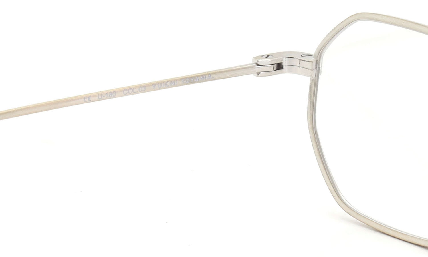 YUICHI TOYAMA. メガネ通販 U-180 Nathan col.03 Omomuki