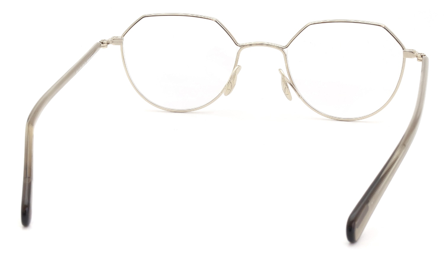 YUICHI TOYAMA. メガネ通販 U-178 Harry COL.01 White gold / Taupe