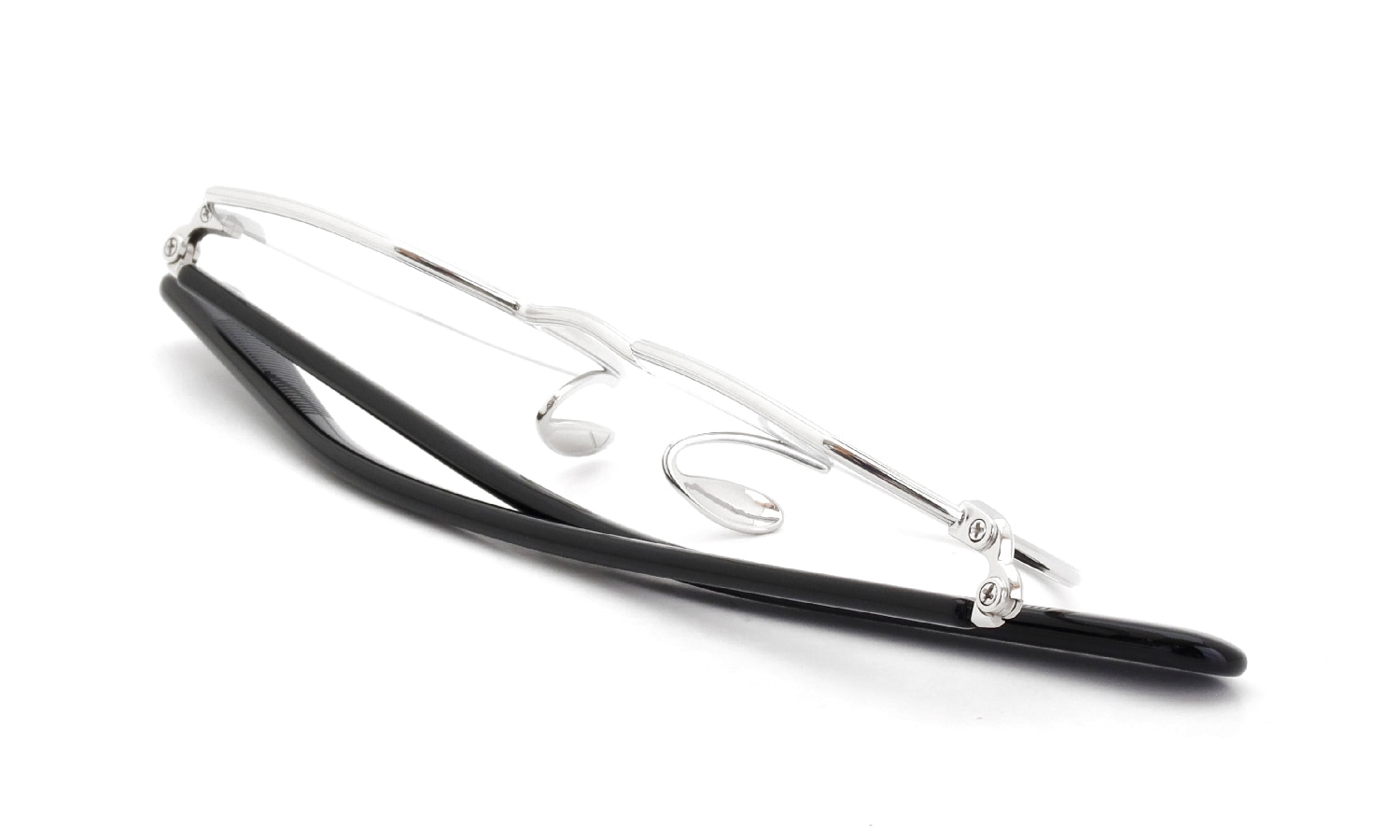 YUICHI TOYAMA. メガネ通販 U-178 Harry COL.02 Silver / Black