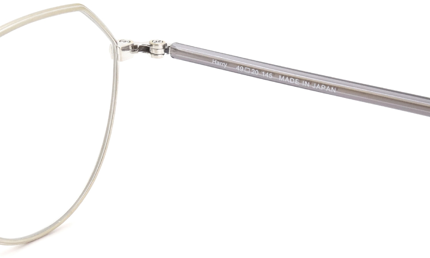 YUICHI TOYAMA. メガネ通販 U-178 Harry COL.03 Omomuki / Clear gray