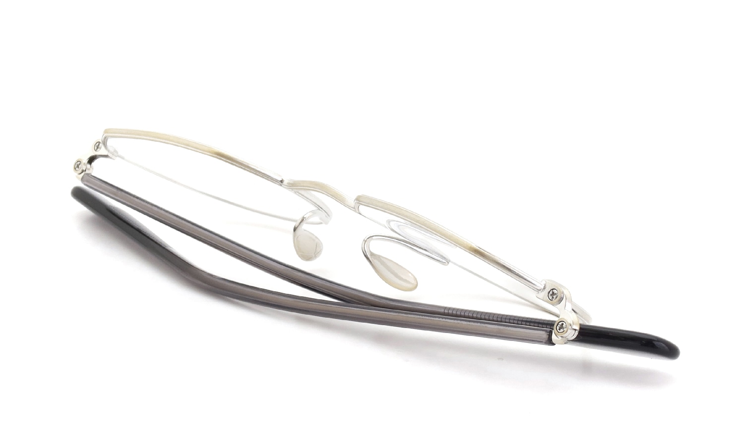 YUICHI TOYAMA. メガネ通販 U-178 Harry COL.03 Omomuki / Clear gray