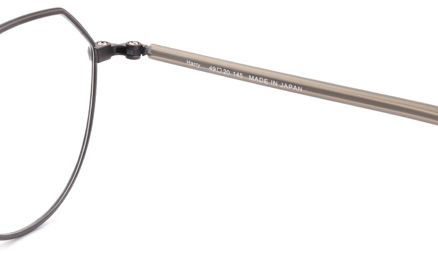 YUICHI TOYAMA. メガネ通販 U-178 Harry COL.04 Matt brown / Charcoal gray