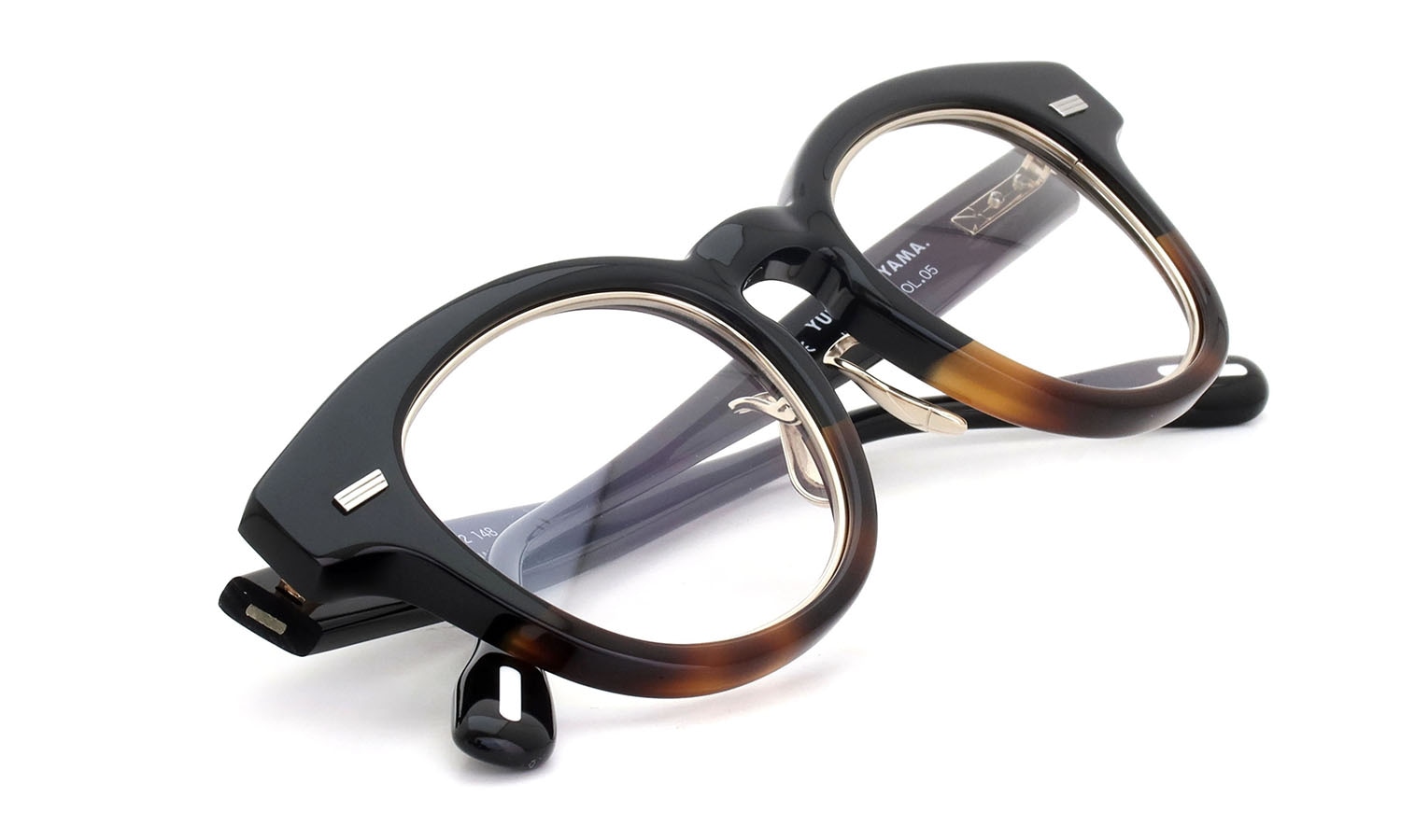 YUICHI TOYAMA.×ポンメガネ 限定生産メガネ通販 U-128RS IND COL.05EX