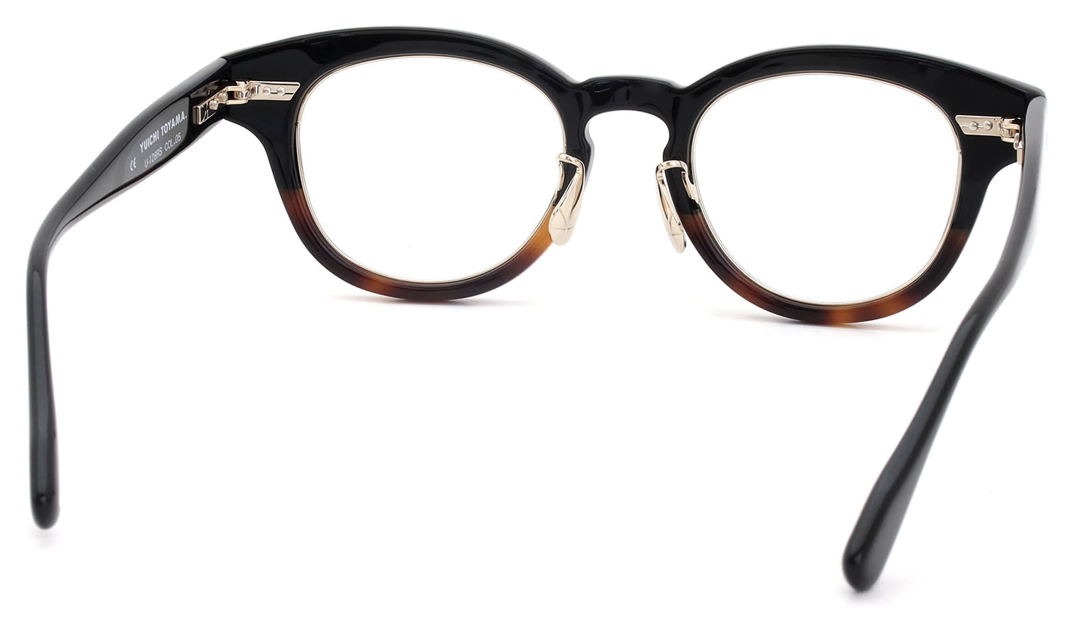 YUICHI TOYAMA.×ポンメガネ 限定生産メガネ通販 U-128RS IND COL.05EX