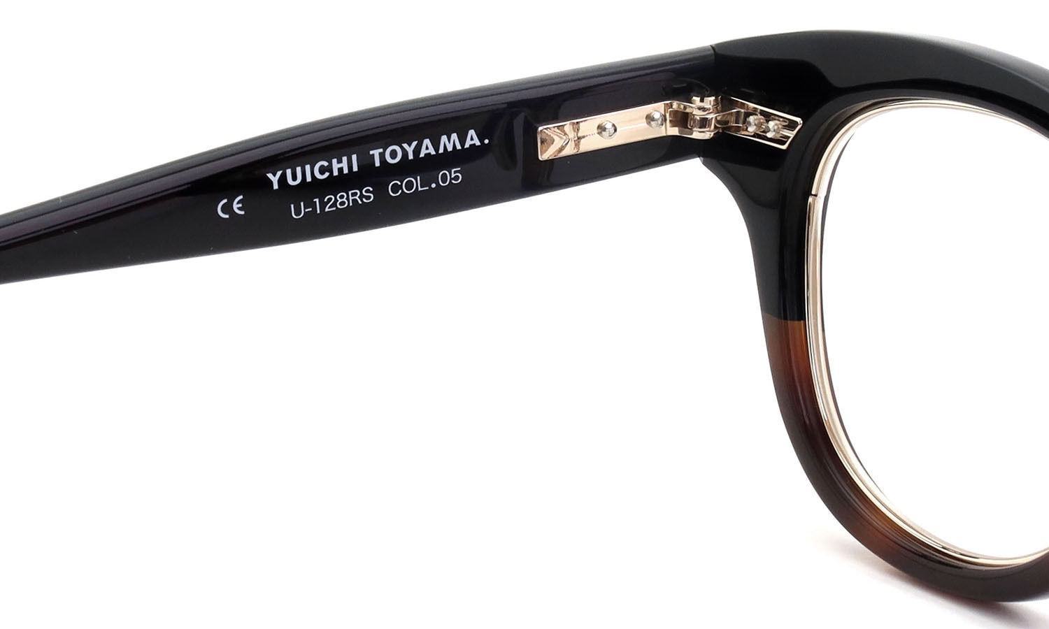 YUICHI TOYAMA.×ポンメガネ 限定生産メガネ通販 U-128RS IND COL.05EX