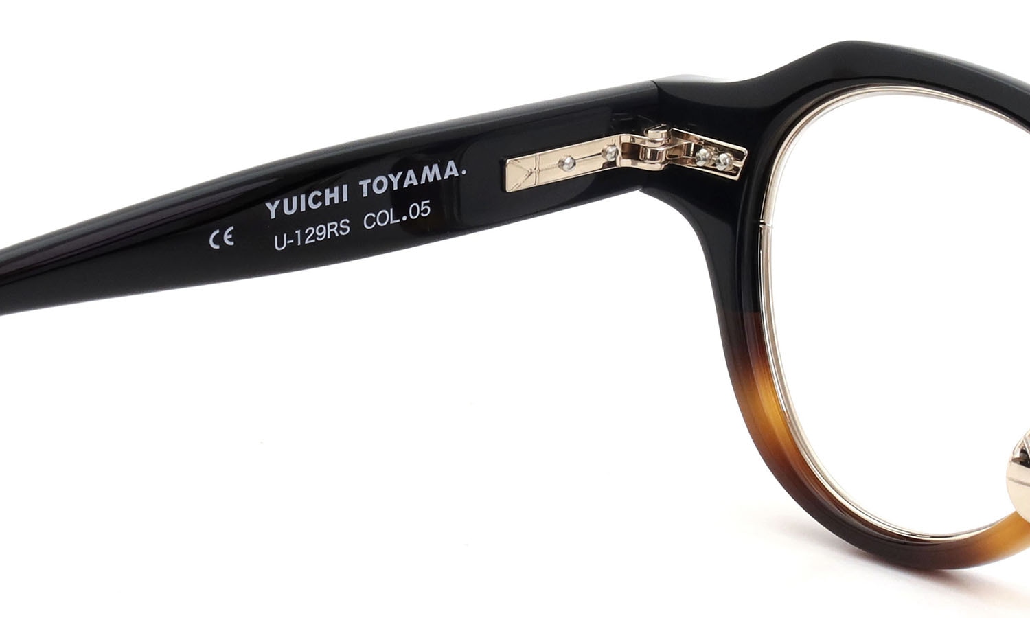 YUICHI TOYAMA.×ポンメガネ 限定生産メガネ通販 U-129RS DFW COL.05EX