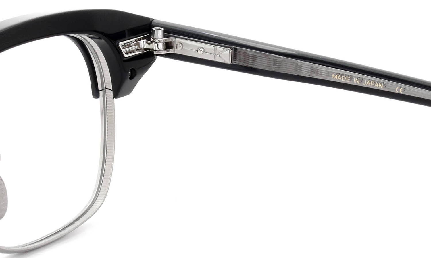 YUICHI TOYAMA:5 メガネ通販 FORT GREENE Col.01 Black / Silver