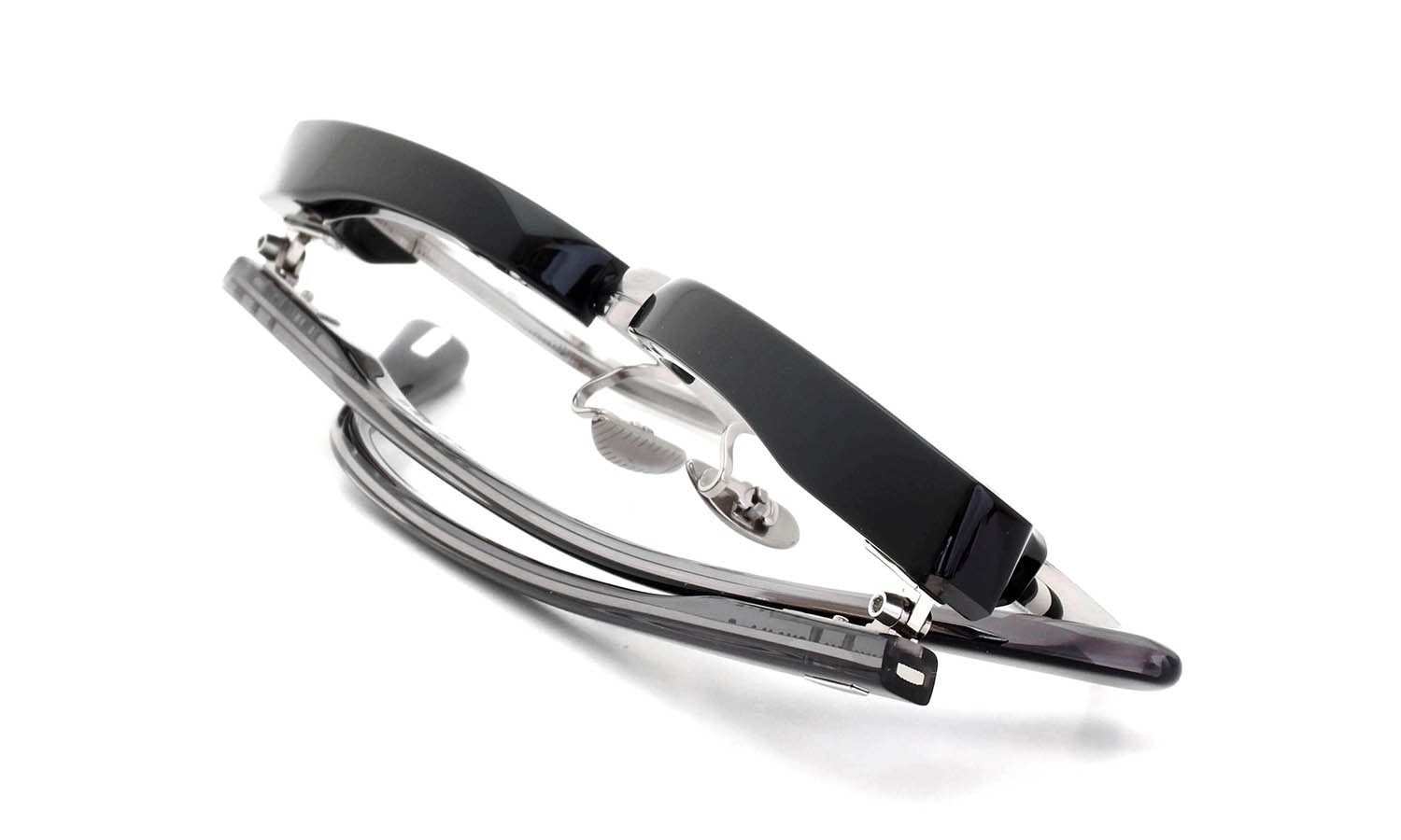 YUICHI TOYAMA:5 メガネ通販 FORT GREENE Col.01 Black / Silver