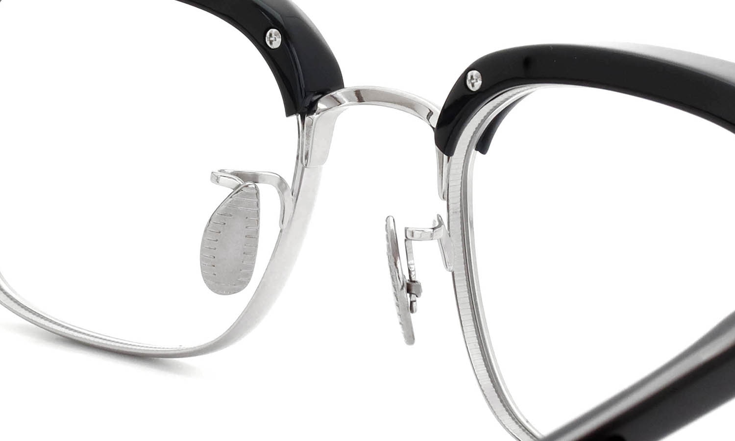 YUICHI TOYAMA:5 メガネ通販 FORT GREENE Col.01 Black / Silver